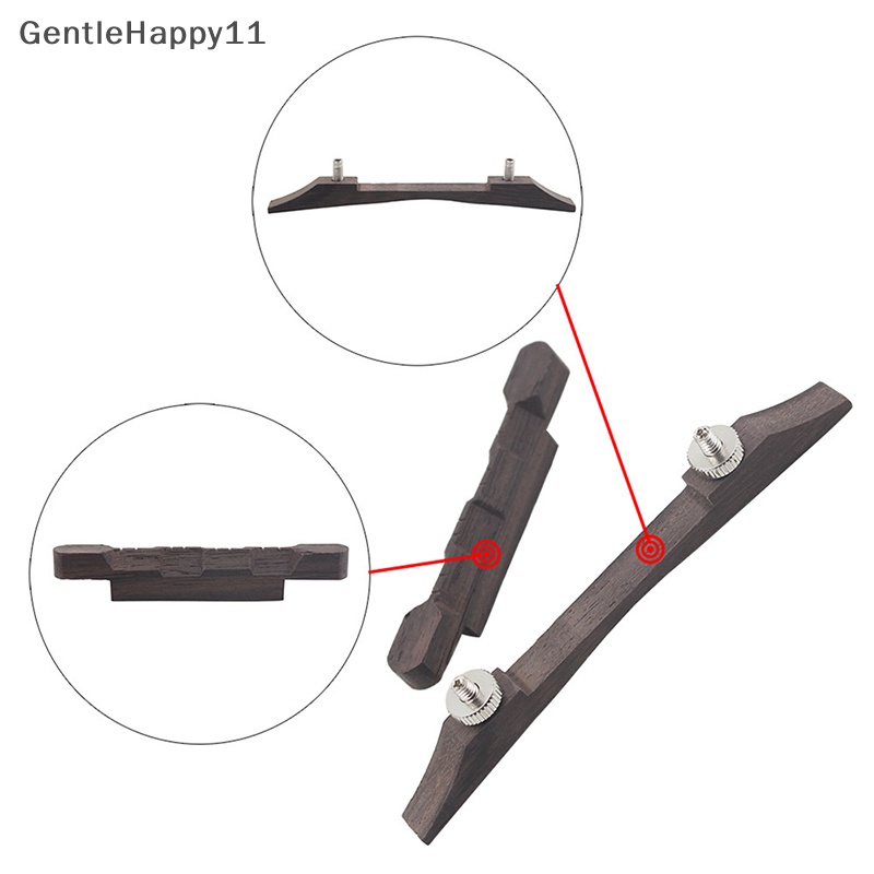 Gentlehappy Jembatan Gitar Mawar Awet Mandolin Bridge Untuk Gitar Bass Adjustable id