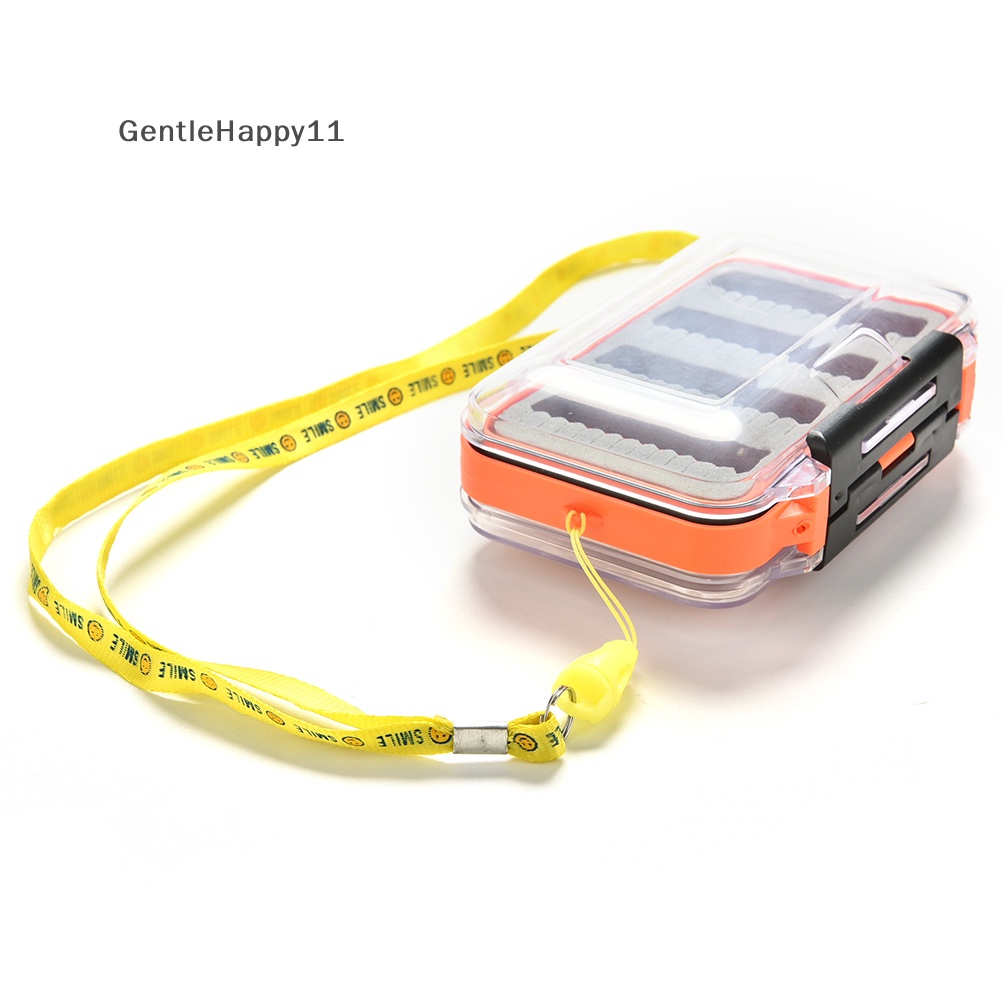 Gentlehappy Double Side Waterproof Pocket Fly Fishing Box Slid Foam Insert Tahan 170fly id