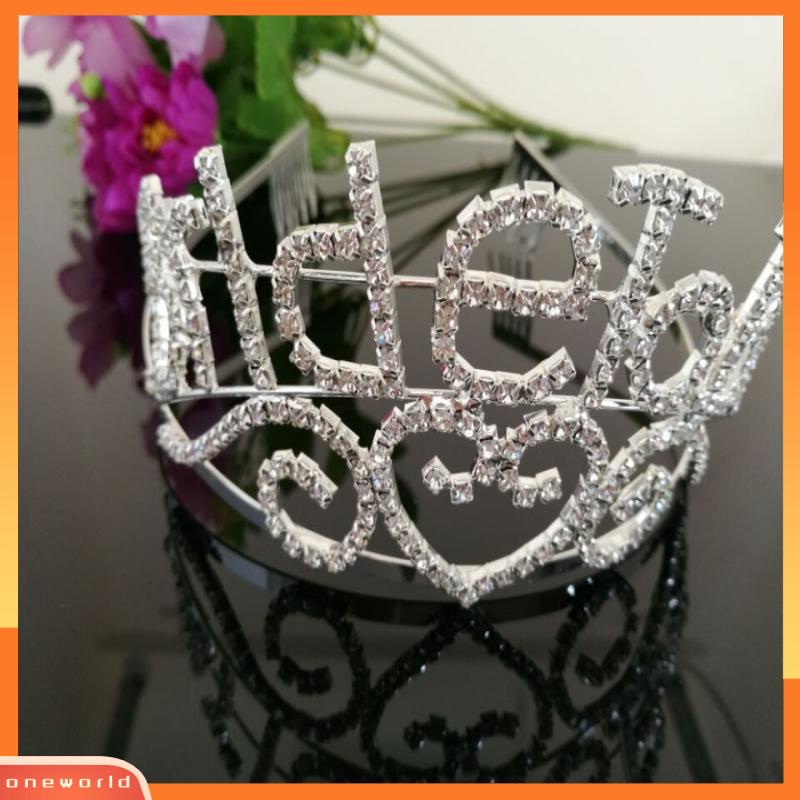 [ONR] Mahkota Pengantin Huruf Bride tobe crown Bando Kristal