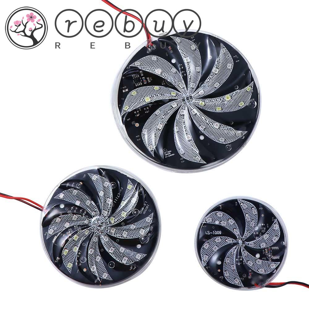 Rebuy Motor Modifikasi Lampu Kincir Angin Super Terang6/8/10cm DC 12V Car Styling Light Flash Lamp