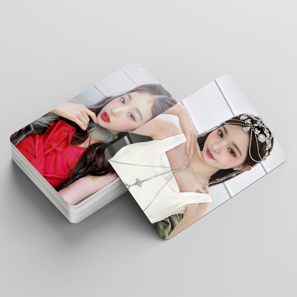 55pcs /box WONYOUNG IVE Photocards Khusus Solo Folio Kartu Lomo Kpop Postcards Collection Series