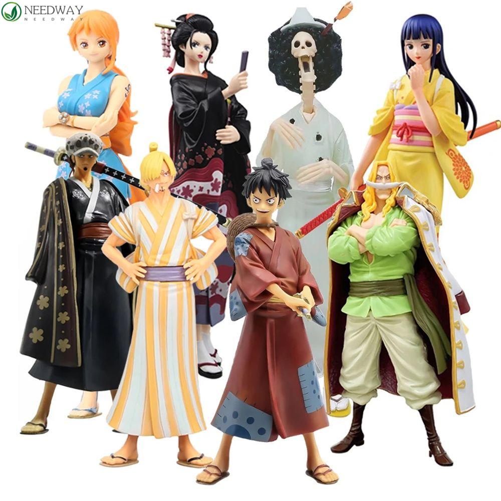 NEEDWAY Mainan Model Figure Anime Luffy Zoro Sanji Ace Sabo Chopper Action Figure