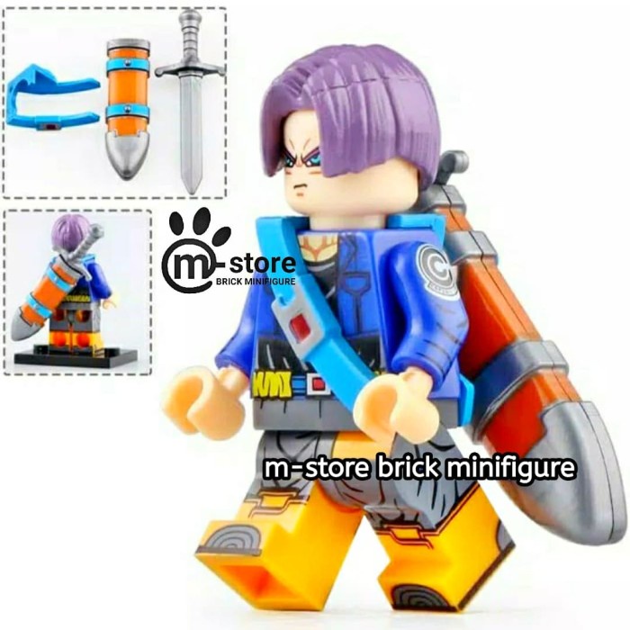 lego dragon ball trunks minifigure