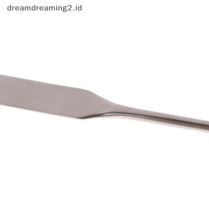 (drea) 1pc Stik Pengaduk Nail Art Gel Acrylic BB cream Mixing Stick Steel Sendok Spatula //