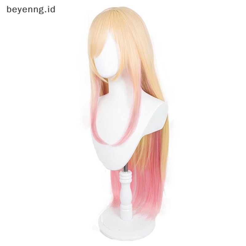 Beyen Anime My Dress-Up Darling Marin Kitagawa Cosplay Wig Rambut Gradasi Kuning ID