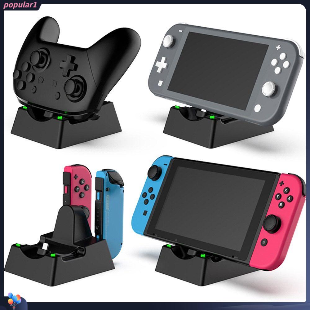 POPULAR Charging Dock Populer Adaptor Daya Kuat Chargers Games Game Controller Untuk Nintendo Switch