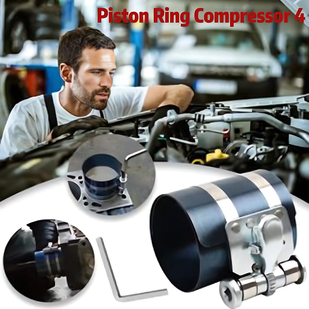 Piston Ring Compressor 4&quot; Treker Alat Press Ring Seher/Piston Ring Compressor 4&quot; Alat Press Piston Ring/Kunci Ring Piston Kompresor Amtech/Alat Pasang Kunci Ring Piston