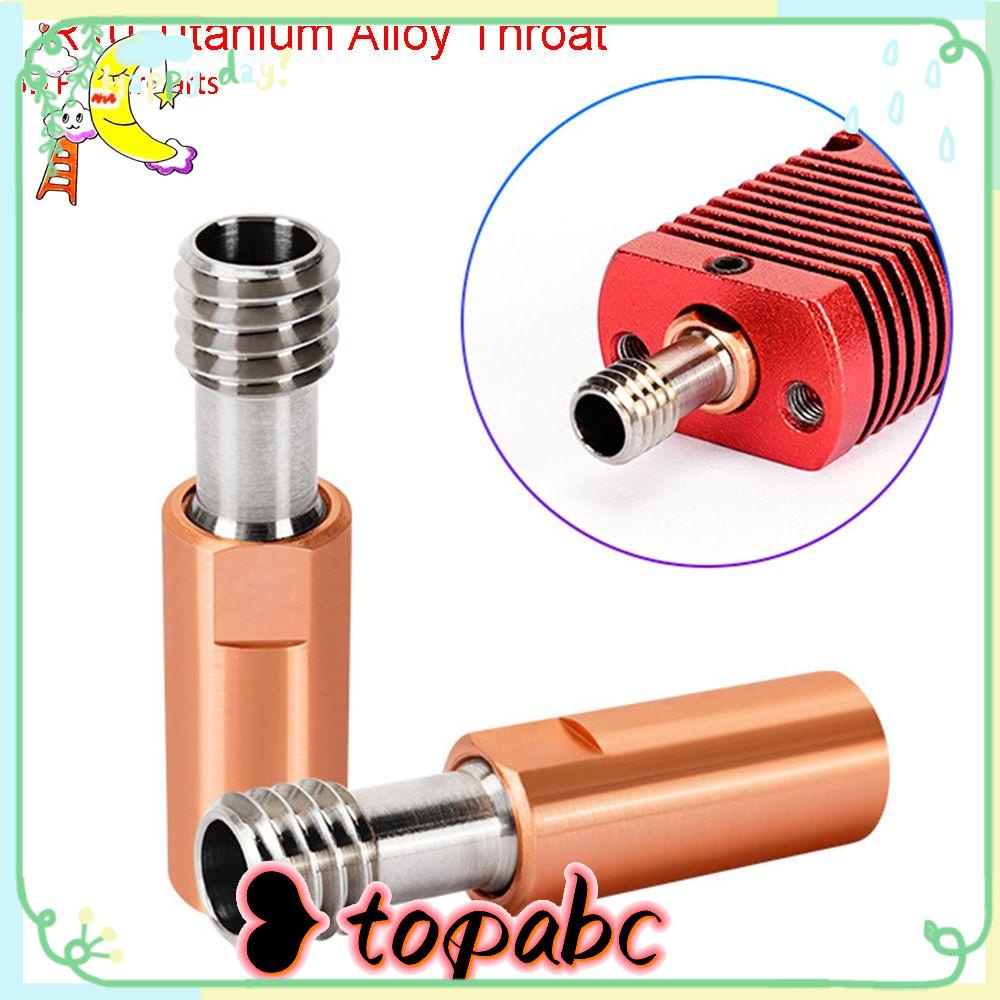 TOP 2pcs Aksesoris Printer 3D Profesional Tenggorokan Bahan Titanium Alloy Hotend Untuk Untuk Ender3 CR-10