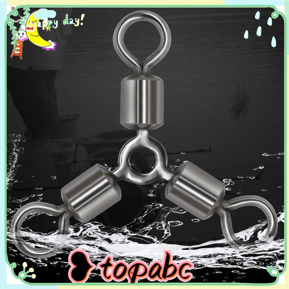 TOP 20pcs/lot Memancing Rolling Putar Konektor Panas Stainless Steel Tahan Lama Kualitas Tinggi Solid Rings