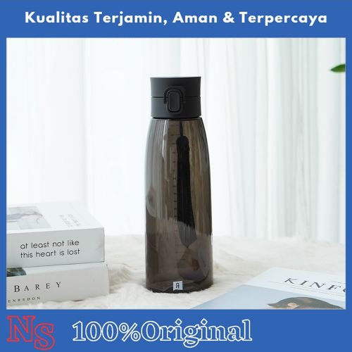 Ataru 1 Ltr Botol Minum Tritan Dengan Strap - Hitam/Botol Minum