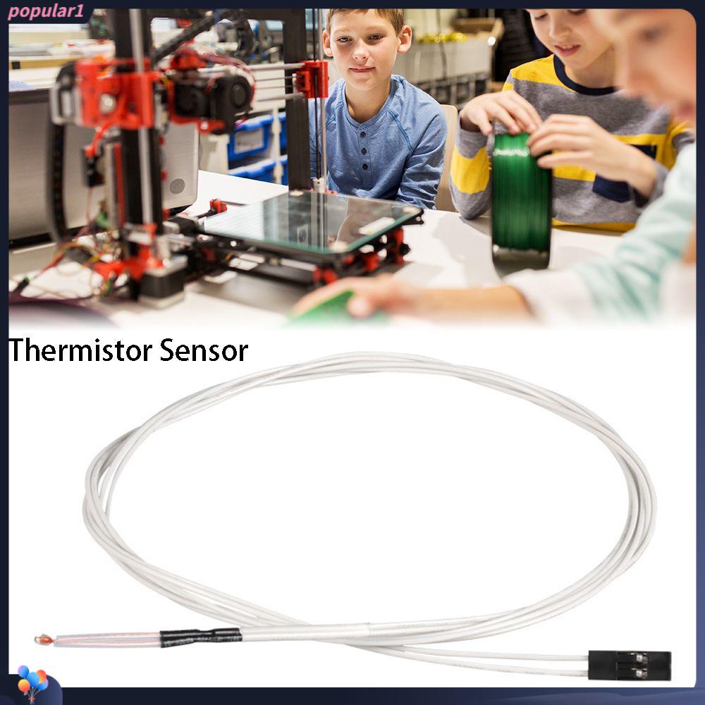 POPULAR 5pcs Thermistor Replaceable 3D Printer Aksesoris Tahan Panas Pengukur Suhu