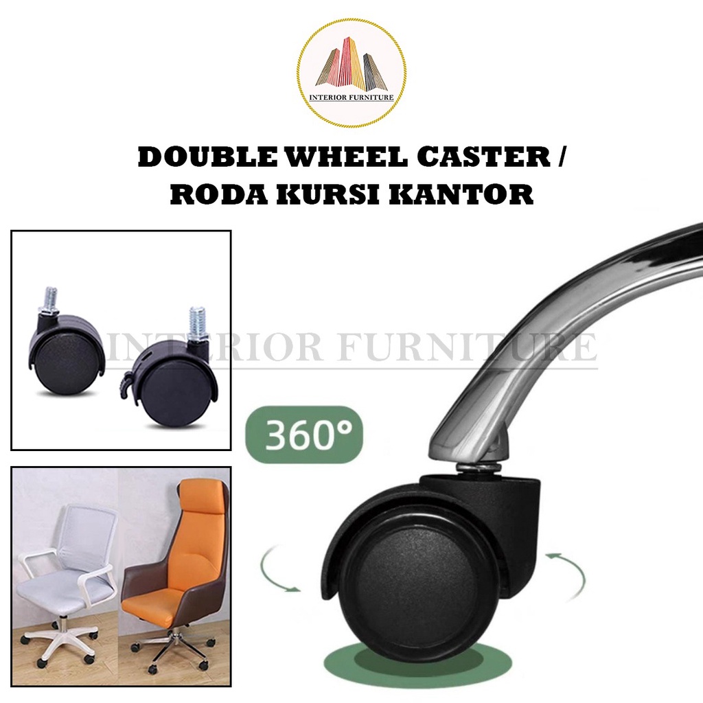 Roda Kasur/Roda Kantor Roda Kursi Kantor 1,5 INCH