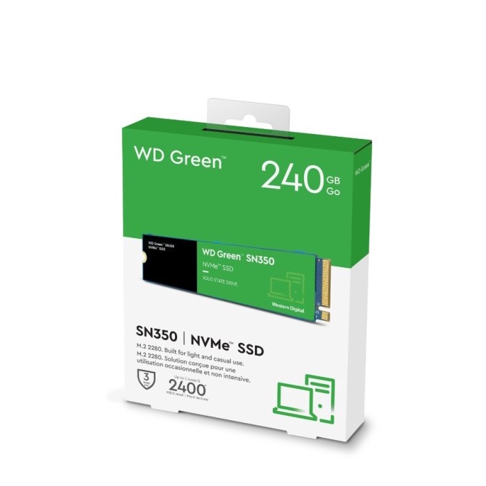 SSD WD Green SN350 240GB M.2 2280 NVMe PCIe