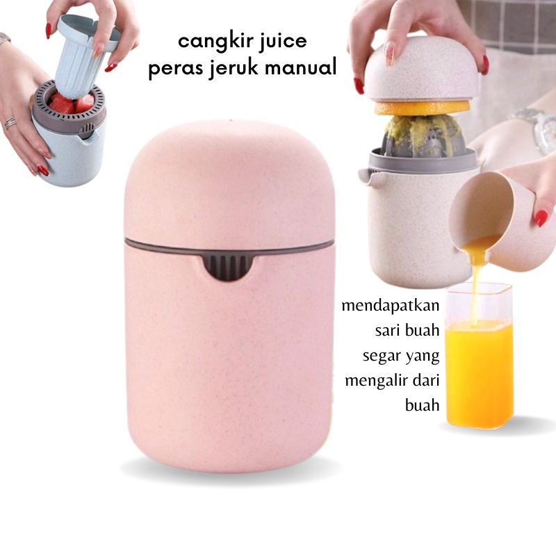 [GOS]-D310- CANGKIR JUICER MANUAL PORTABLE / CANGKIR JERUK PERAS / ALAT PERAS JERUK BUAH  2 IN 1