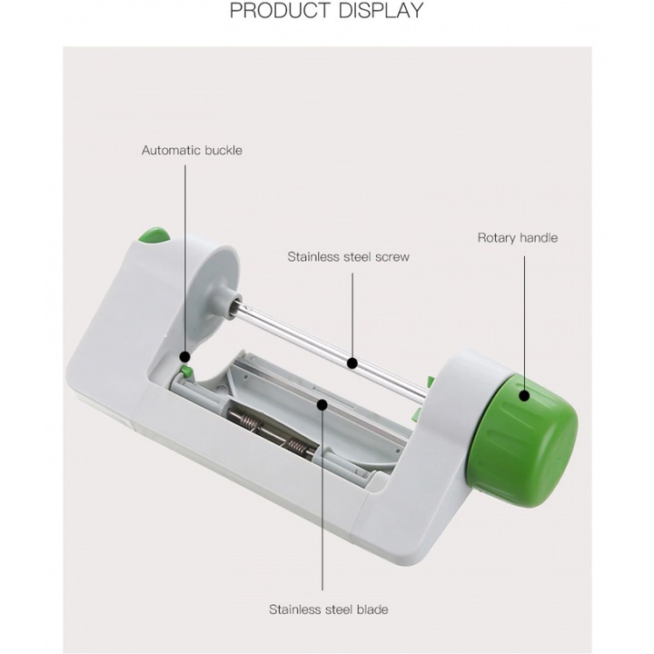 B7 Manual Fruit Vegetable Sheet Slicer - Pengiris Kulit Buah Dan Sayuran