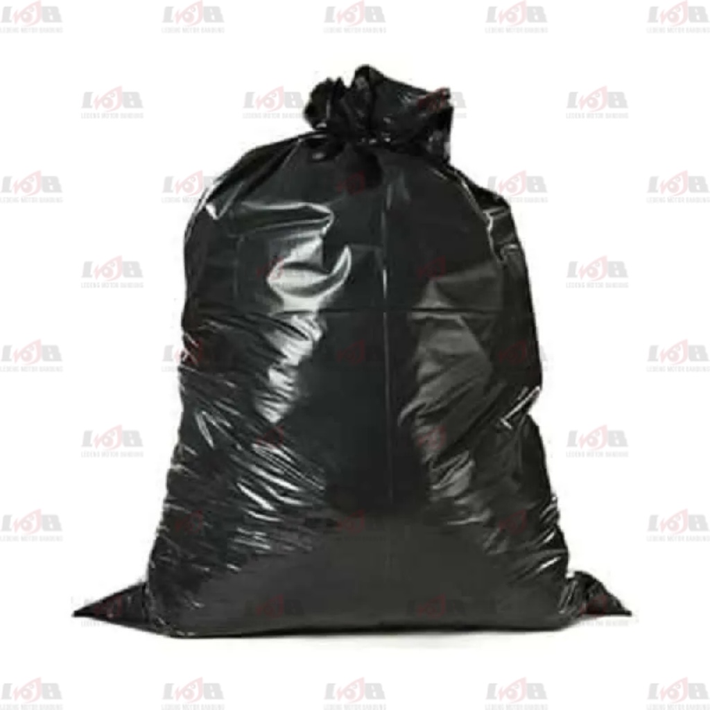 Kresek Sampah Hitam 80x120 Kantong Plastik Trash Bag Besar Jumbo HD PE