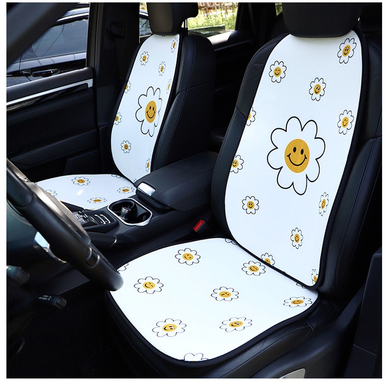 Bantal Kursi Kartun Mobil, Bantal Kursi Bunga Matahari Kreatif Mobil