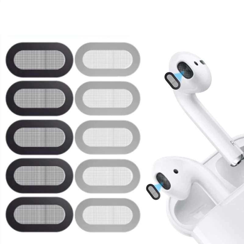 Untuk Airpods1 2 Port Earphone Filter Debu Yang Dapat Diganti/ Lubang Suara Tahan Debu Mesh Stiker Perekat Jaring Anti Debu Untuk Airpods