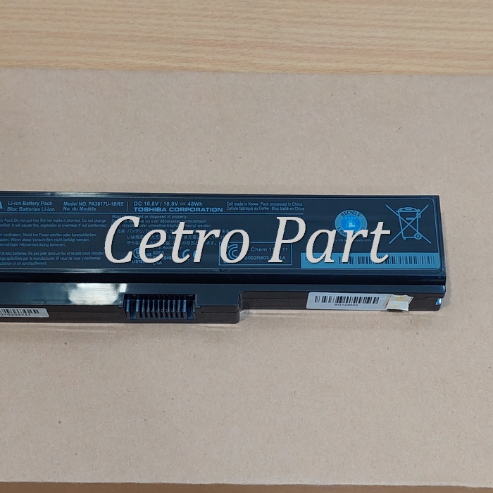 Baterai Laptop Toshiba Satellite L730 L735 L740 L745 Series PA3817U-1BRS -NEW