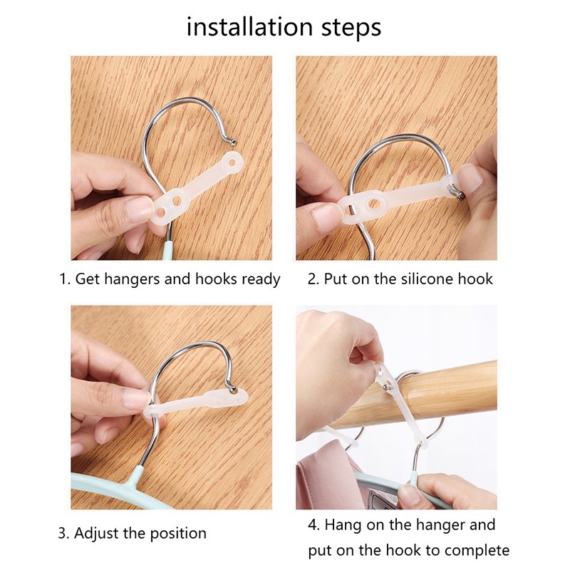 [Harga Grosir] Gantungan Baju Anti Jatuh Gesper Strip Silikon Jatuh/Klip Gantungan Baju/Strip Silikon Anti Jatuh Gantungan/Windproof Drying Shelves Hook/