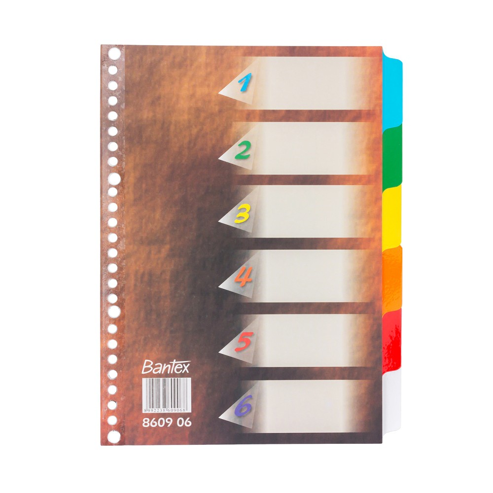 

[Artomas] Bantex Divider 26 Holes B5 Dark Brown 8609 06