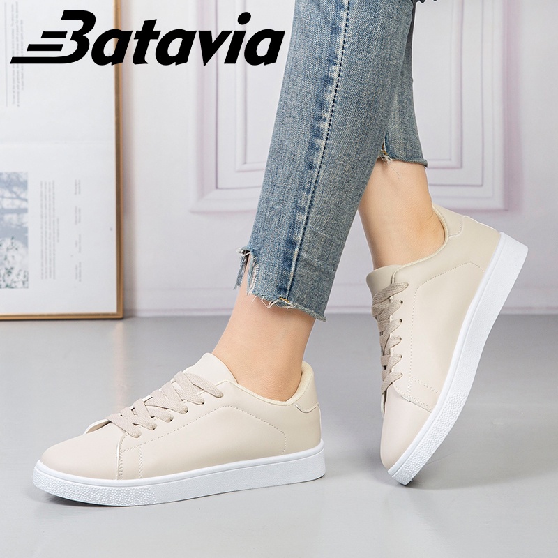 BATAVIA Impor white wanita sepatu Sepatu Sneakers Wanita Sport Shoes Soodam Sepatu Sneakers Wanita Sport Shoes Casual J10