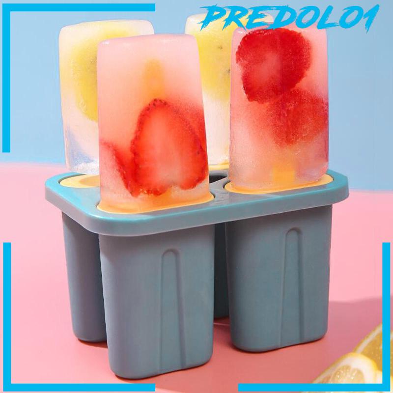 [Predolo1] Cetakan Es Krim DIY Wadah Penyimpanan Makanan Alat Dapur Cetakan Krim Kreatif