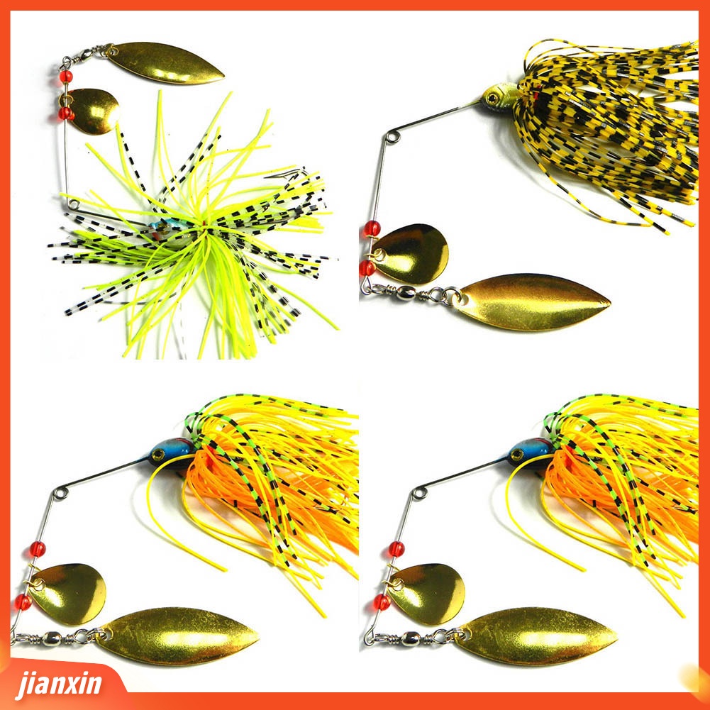 (In Stock) Willow Blade Spinner Umpan Buzzbait Umpan Pancing Bass Tackle Hook Crankbait