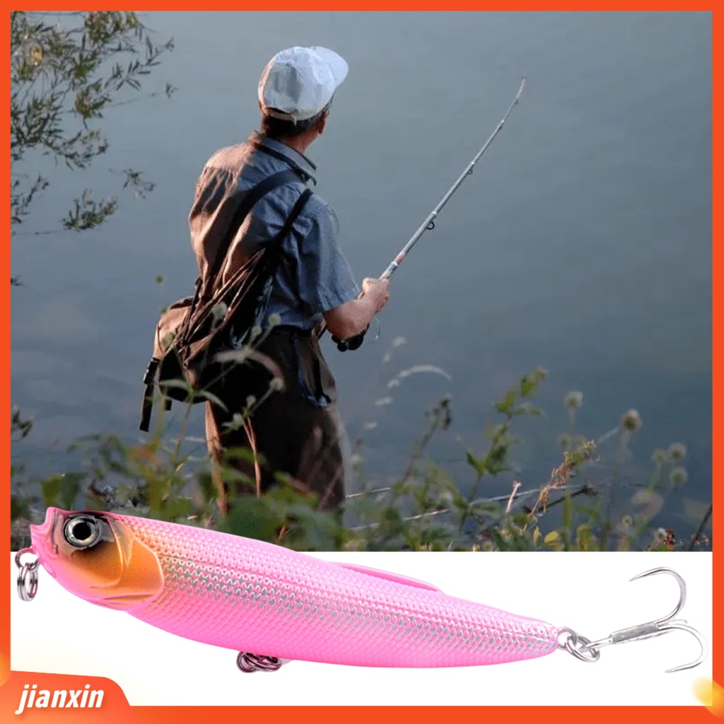 (In Stock) 8.8cm /9g Umpan Pancing Penembus Kuat Menggoda Tajam Top Water Floating Popper Hardbait Untuk Pemancing