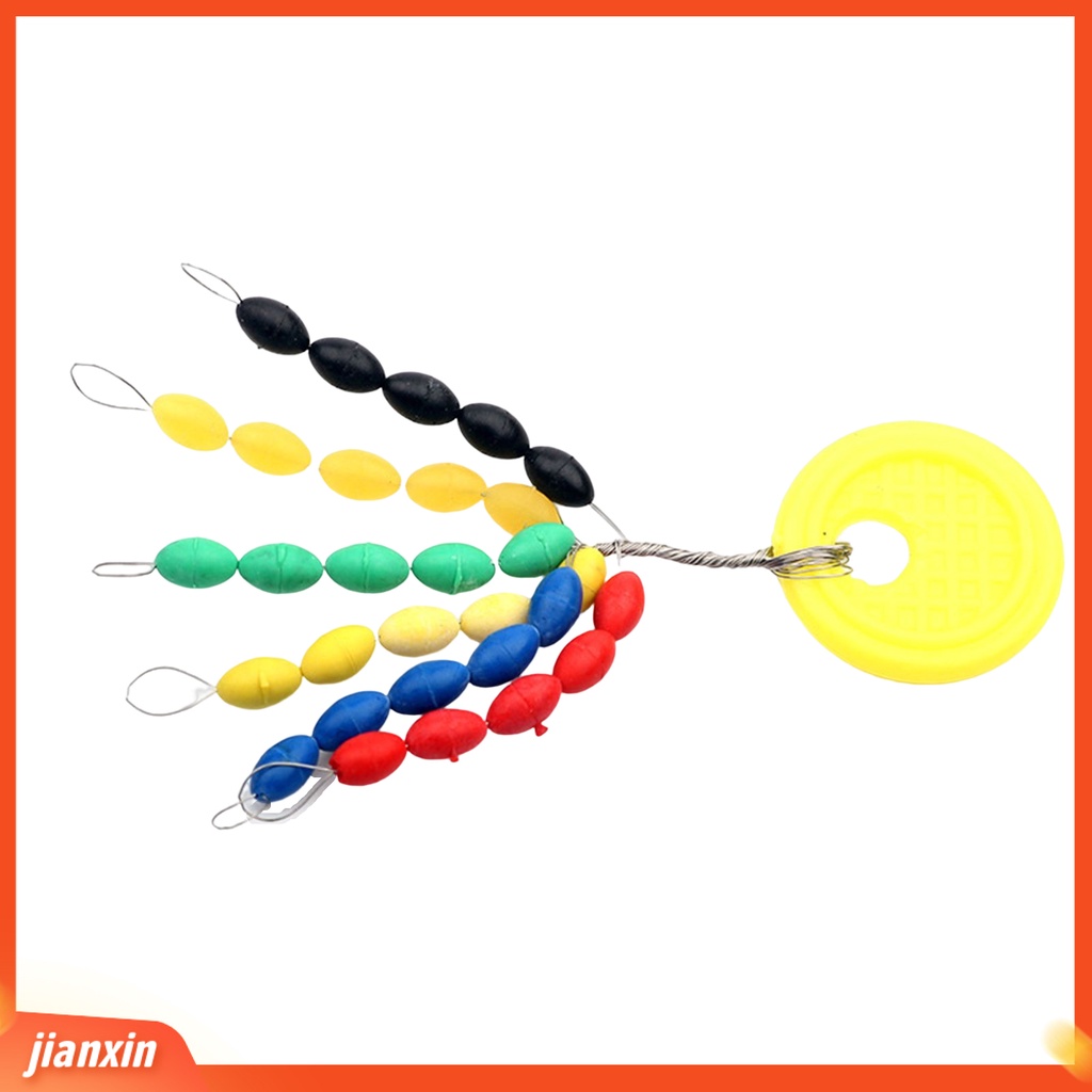 (In Stock) Karet Space Beans Bobber Colorful Stabil Desain Oval Pelampung Space Beans Untuk Memancing