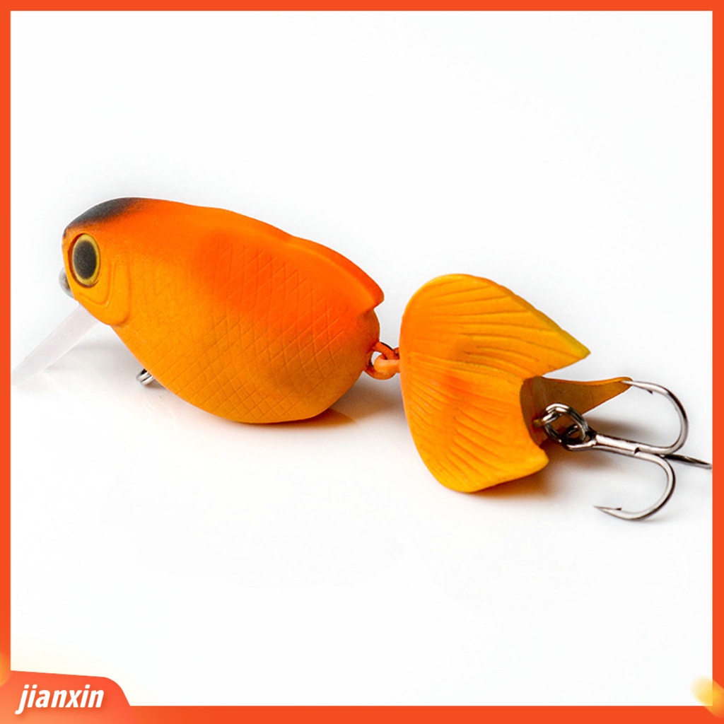 (In Stock) 5.8cm Umpan Mulut Ayam 3D Simulasi Fisheye Tajam Kait Menggoda Angling Manusia Hidup Buatan Crankbait Memancing Luar Ruangan