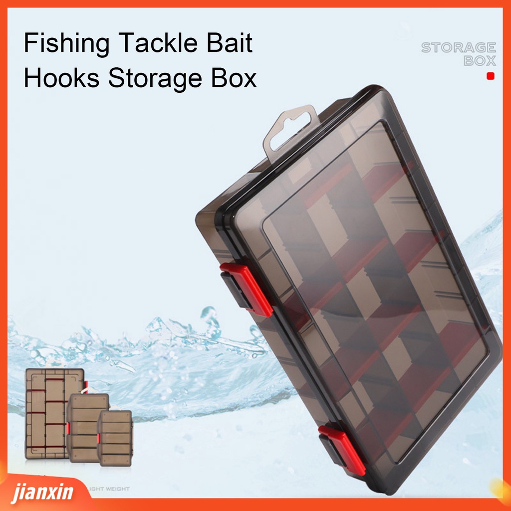 (In Stock) Lure Bait Organizer Portable Kapasitas Besar Reusable Multifungsi Wadah Perlindungan Tembus Pancing Umpan Kait Kotak Penyimpanan Perlengkapan Memancing