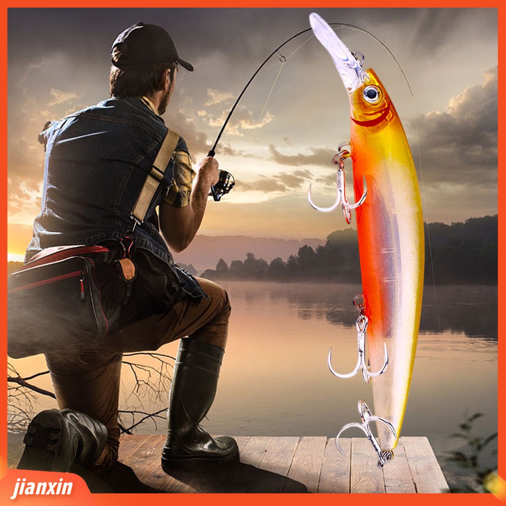 (In Stock) 13 cm 36g Umpan Pancing Simulasi Disederhanakan Lidah Panjang Kait Tajam Laut Memancing Tenggelam Buatan Ikan Kecil Umpan Perlengkapan Memancing