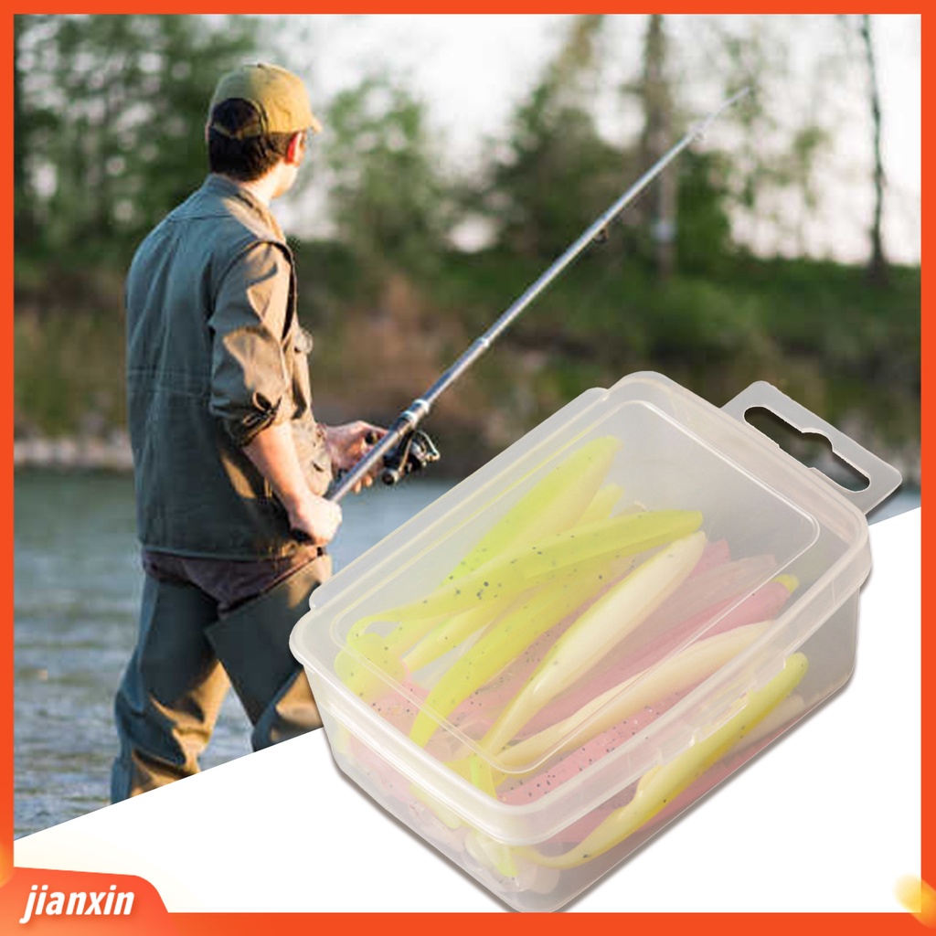 (In Stock) 4Pcs Lure Box Kokoh Reusable Transparan Tahan Jatuh ABS Fishing Tackle Storage Box Memancing Luar Ruangan