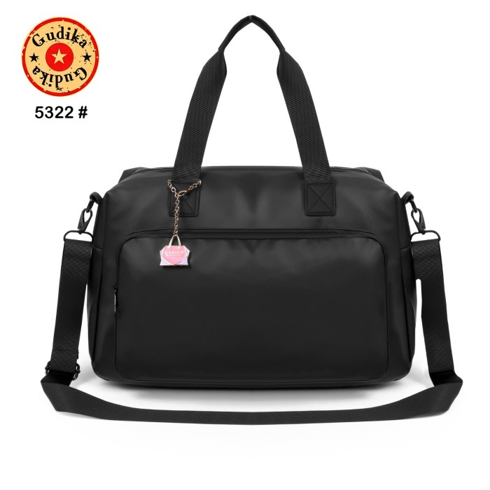 GUDIKA Black 5322 - Tas Baju Travel Import Original Anti Air - Black