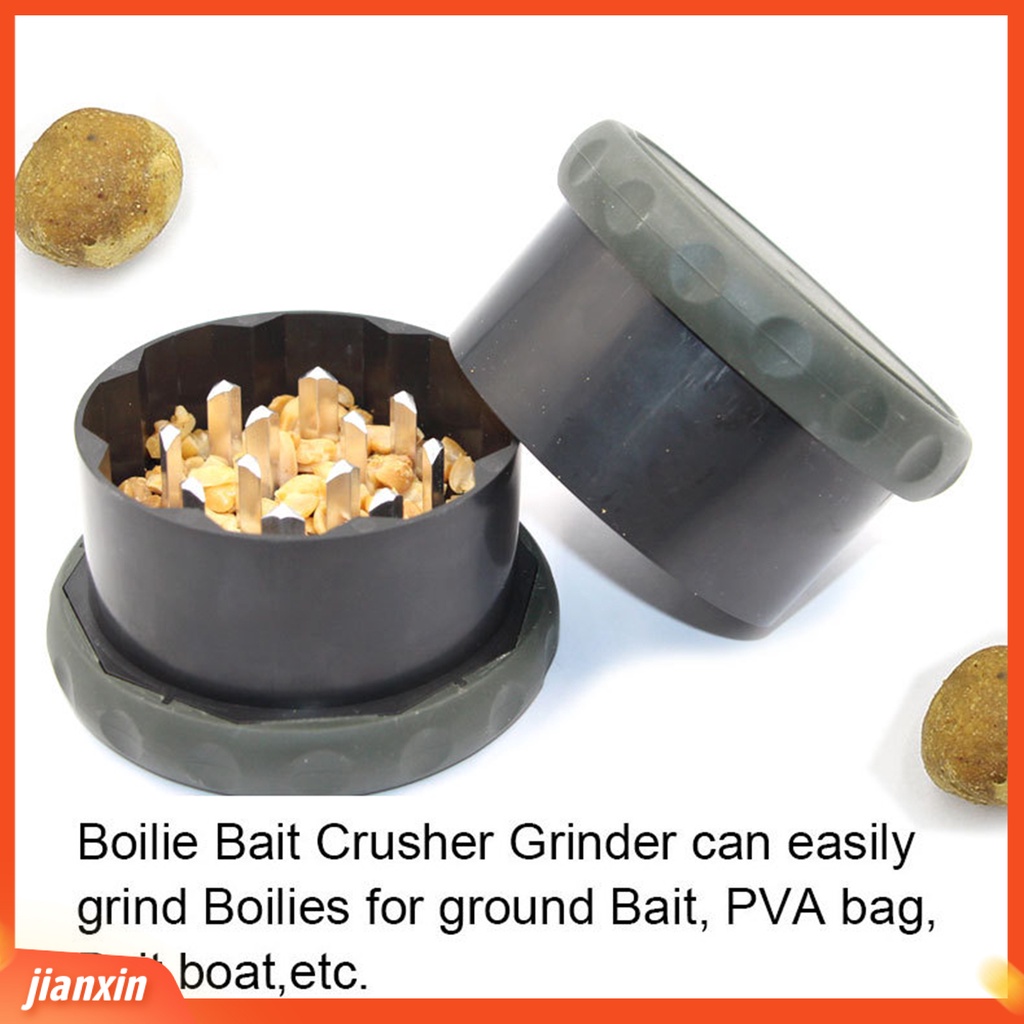 (In Stock) ABS Boilie Umpan Penghancur Lure Chopper Carp Pelet Grinder Sea Fishing Tackle Gear