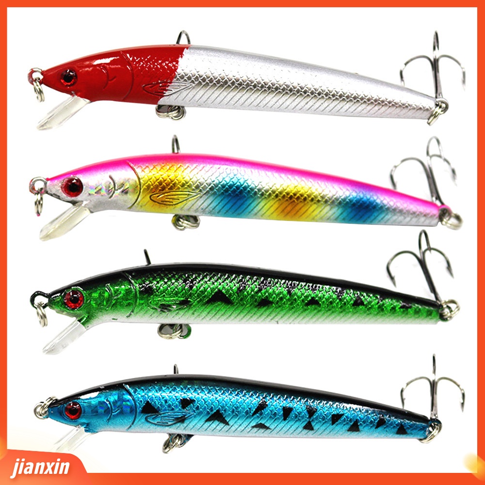 (In Stock) 10cm Umpan Keras Buatan Pancing Manusia Hidup Crankbait Wobbler Umpan Ikan Tackle