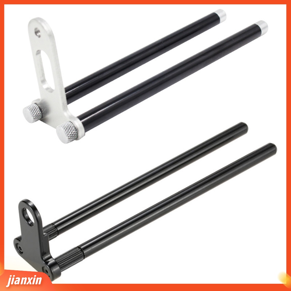(In Stock) 2Pcs Paduan Aluminium Tahan Angin Gigitan Pancing Alarm Jerat Bar Telinga Bracket Stick