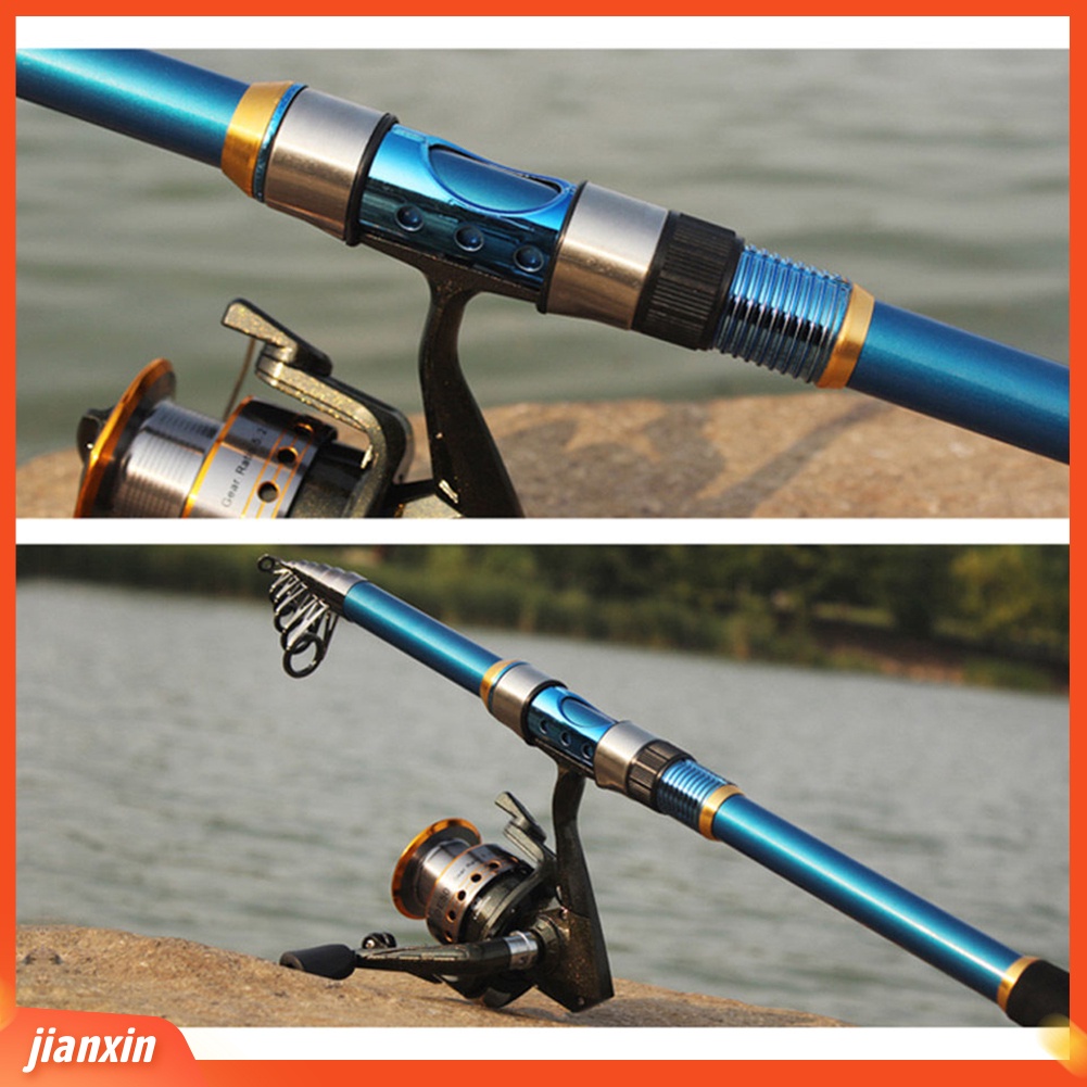 (In Stock) 2.1m Telescopic Portable Carbon Fiber Tahan Lama Outdoor Boat Sea Fishing Rod