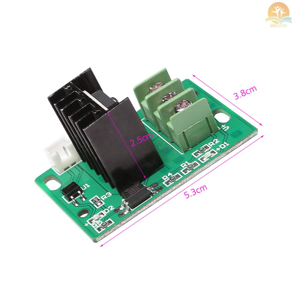 In Stock 12 /24V Heatbed Heat Bed Power Module Papan Ekspanding Pemanas Bed Aksesoris Modul Ekspanding Daya Tinggi Untuk Seri CR-10/CR-10S Mosfet Board 3D Printers Hot Bed 1Pcs