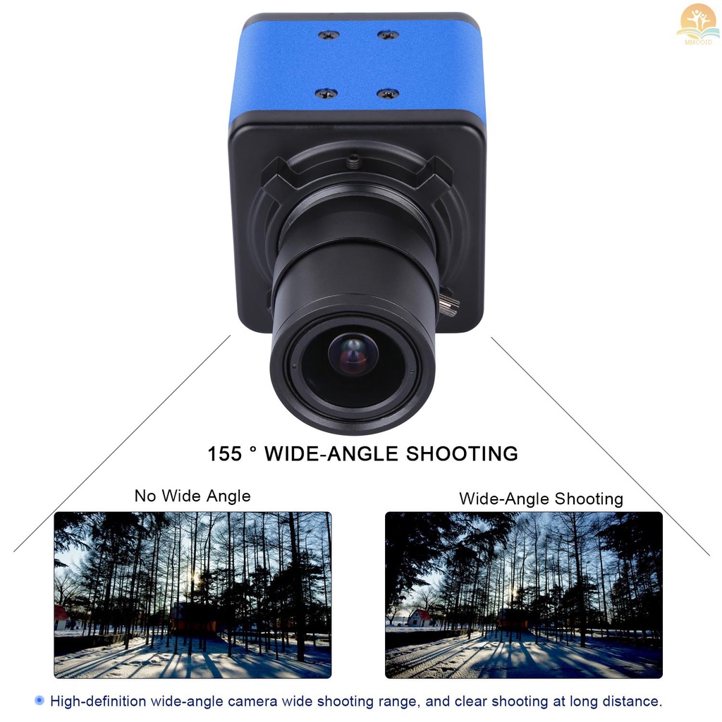 In Stock 1080P HD Camera  Camera Webcam 2 Megapixels 5X Optical Zoom 155 Degree Wide Viewing Manual Focus Auto Exposure Compensation with Microphone USB Plug &amp; Play for Vid