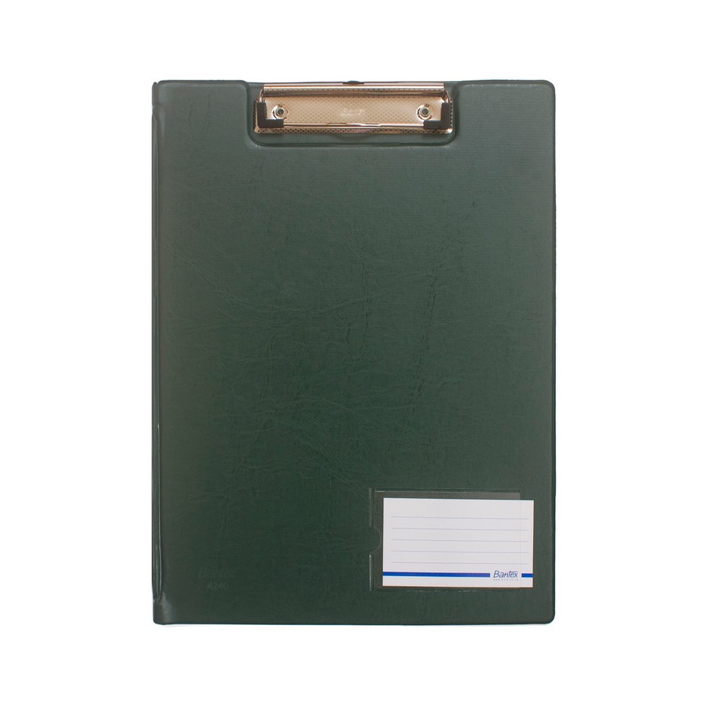 

[Artomas] Bantex Clipboard With Cover A4 Green 4240 04