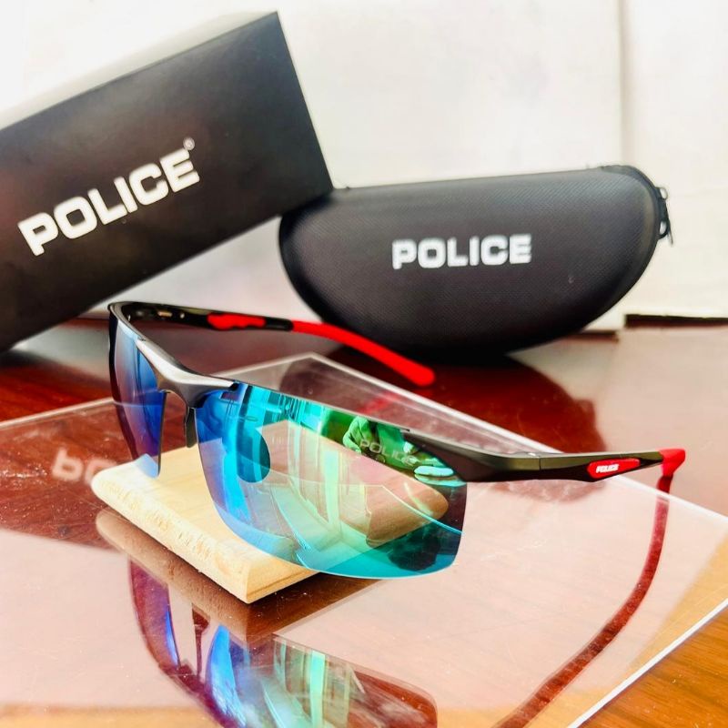 PROMO MURAH... Kacamata Hitam pria POLICE  1910 lensa polarized sunglasses UV 400 full