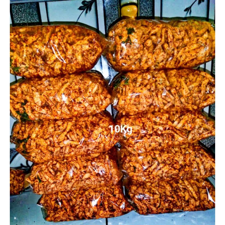 

Basreng stick pedas daun jeruk paket reseller ( Buat di jual lagi ) 5kg dan 10kg
