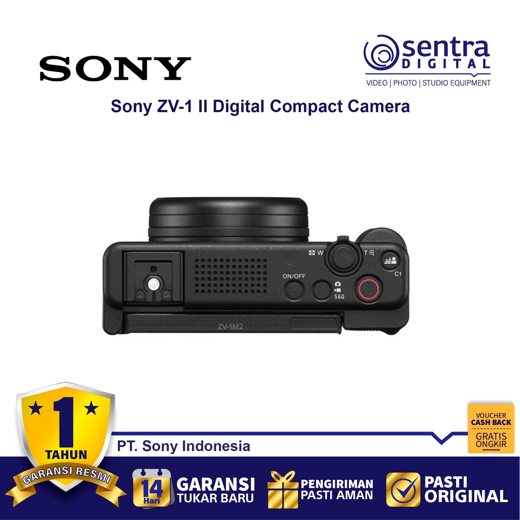 Sony ZV-1 II /  ZV1 Mark 2 Digital Compact Pocket Camera