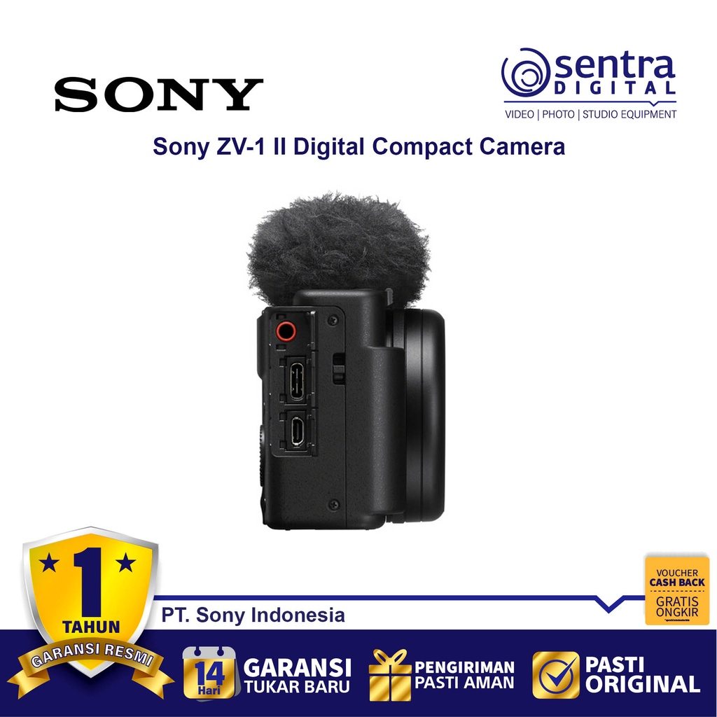 Sony ZV-1 II /  ZV1 Mark 2 Digital Compact Pocket Camera