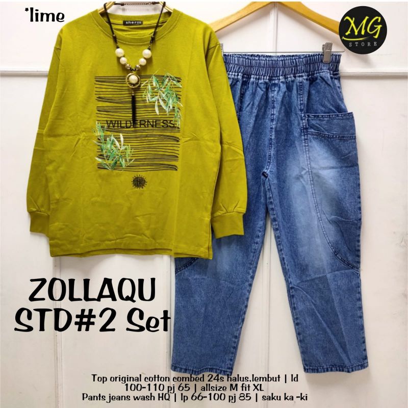 ZOLLAQU STD #2 ORI MG STORE | Cotton Combed 24s Import halus