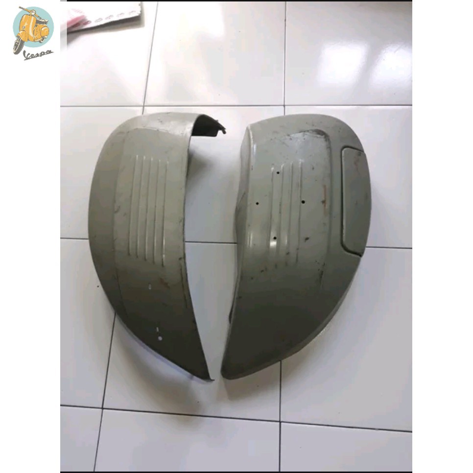 sepasang tepong kanan kiri vespa super bajaj