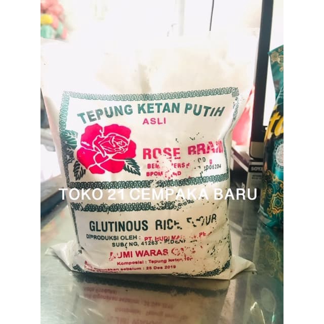 

Rose Brand Tepung KETAN PUTIH 500 gr |Rose Brand Rice Flour Murah 500g