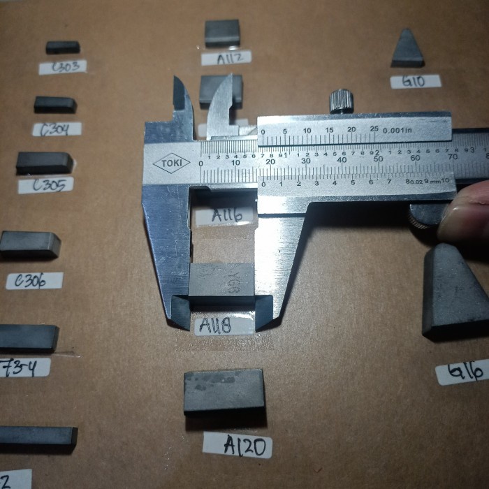 ECER widia A118 YG6 - betel widia -betel bubut widia - tip widia yg6 dt yg6